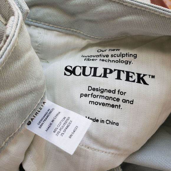 ATHLETA Sculptek Skinny Crop Jean Glacier Wash NWT - Picture 14 of 14